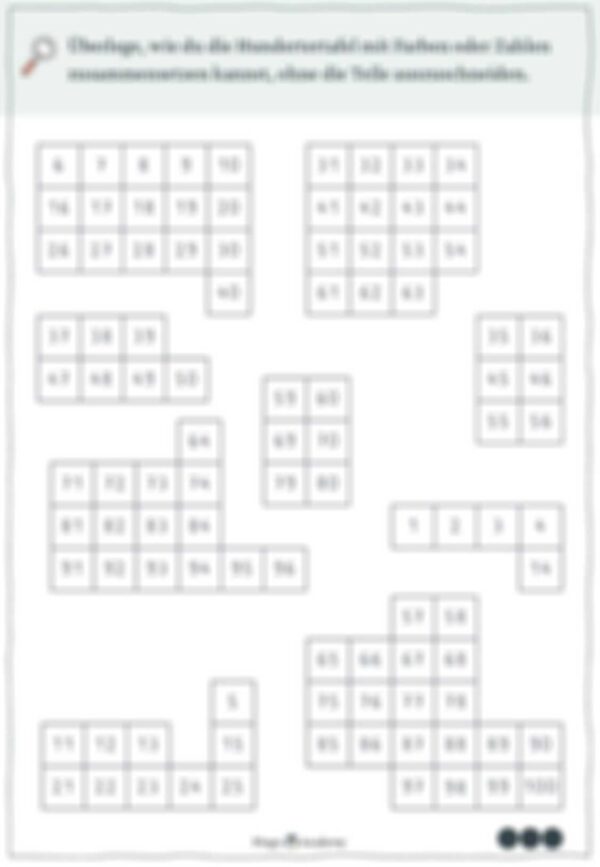 Hundertertafel - Puzzle