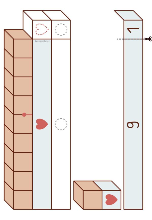 Verliebte Zahlen - Legemauern