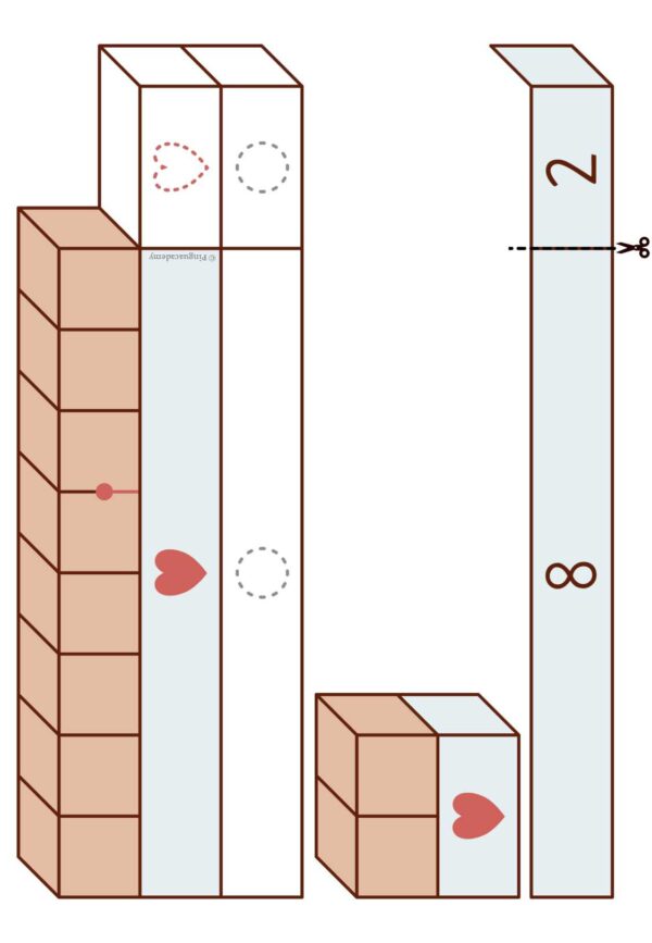 Verliebte Zahlen - Legemauern