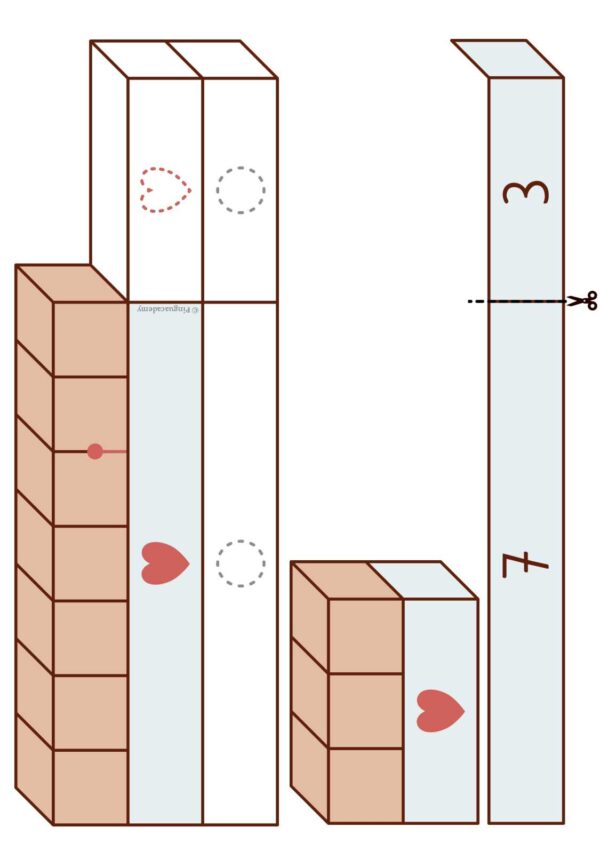 Verliebte Zahlen - Legemauern