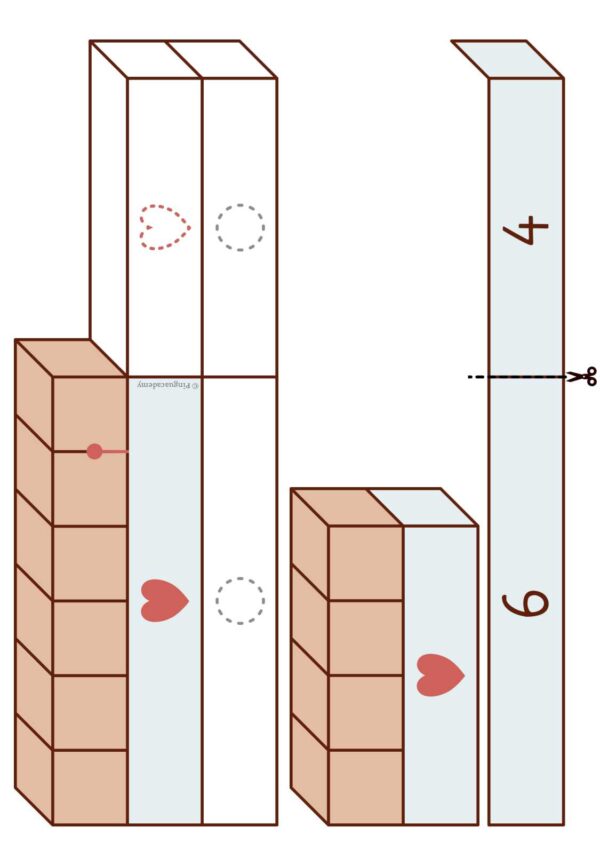 Verliebte Zahlen - Legemauern