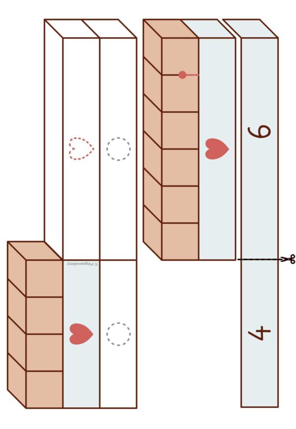 Verliebte Zahlen - Legemauern