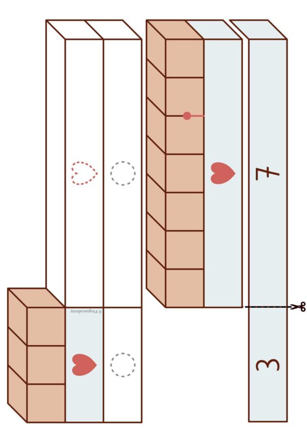 Verliebte Zahlen - Legemauern
