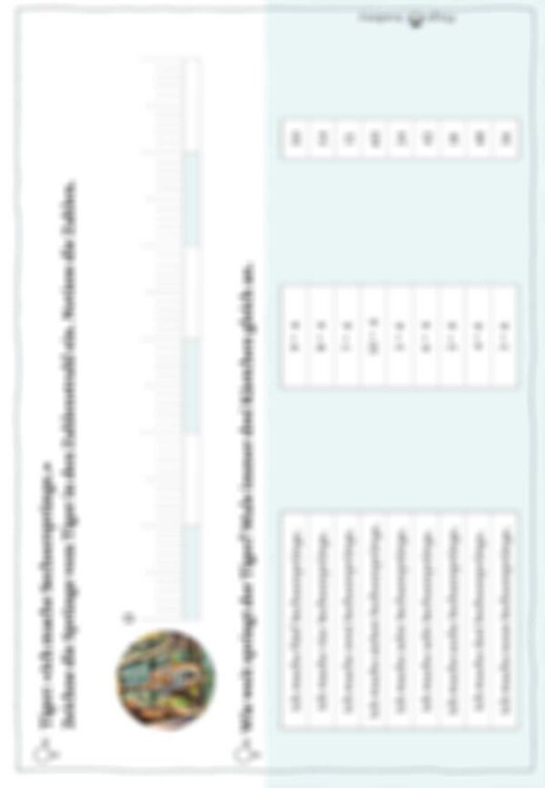 Malrechnen am Zahlenstrahl