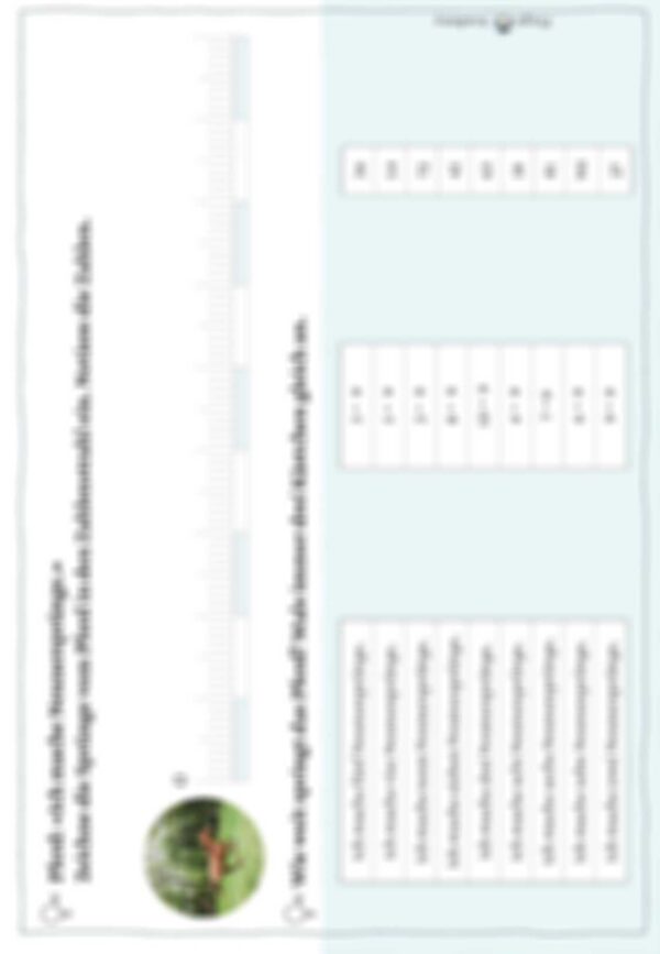 Malrechnen am Zahlenstrahl