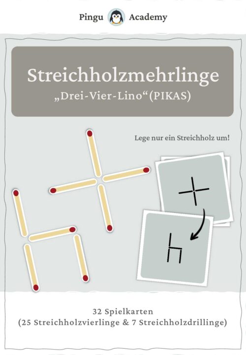 Streichholzmehrlinge - Legespiel
