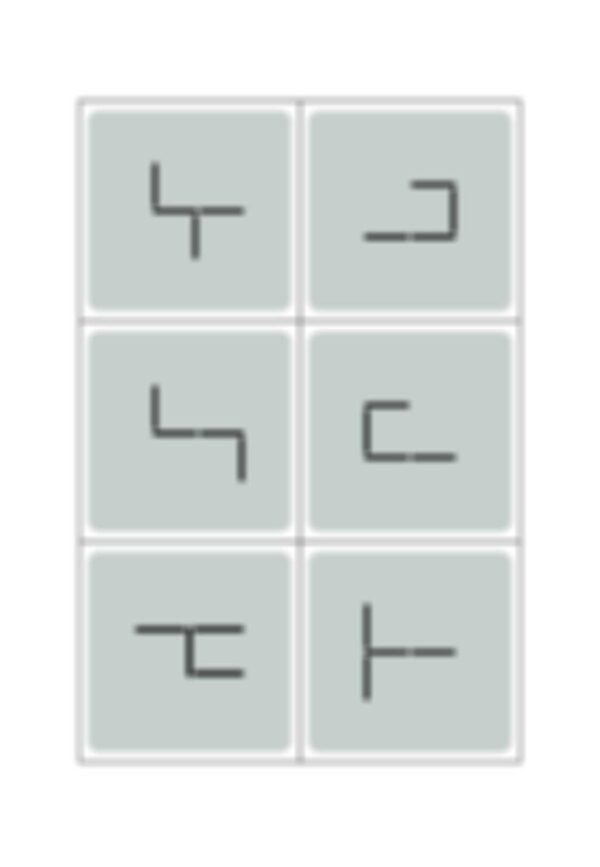 Streichholzmehrlinge - Legespiel