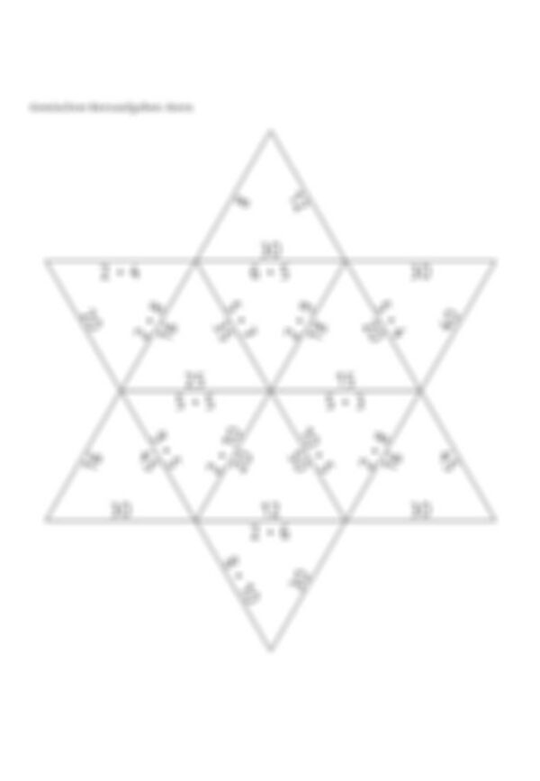 Kernaufgaben – Legesterne