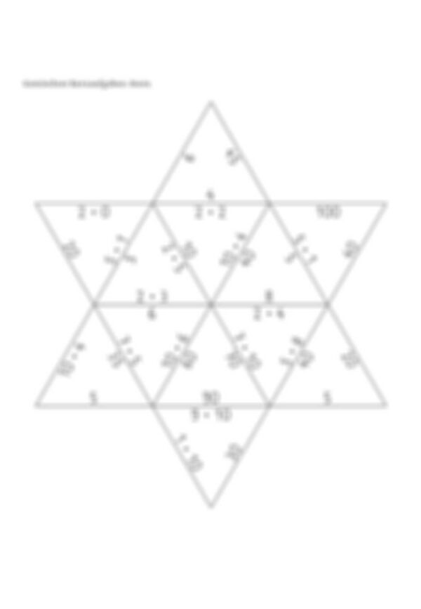 Kernaufgaben – Legesterne