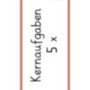 Kernaufgaben der Multiplikation - Tafelmaterial